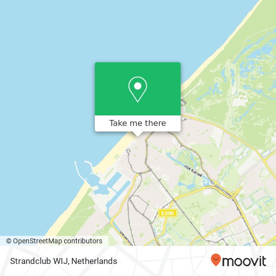 Strandclub WIJ map