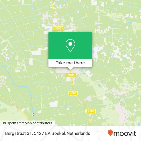 Bergstraat 31, 5427 EA Boekel map