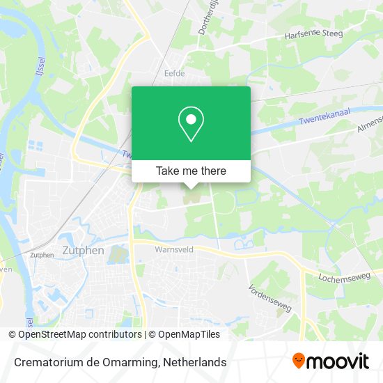 Crematorium de Omarming map