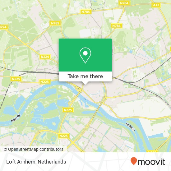 Loft Arnhem map