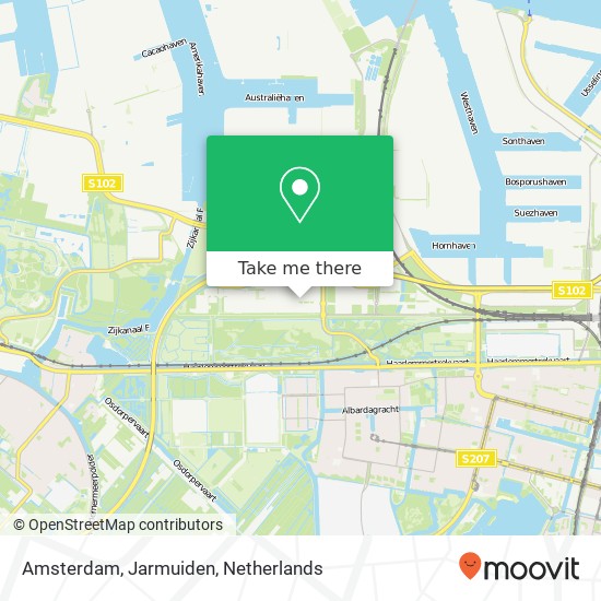 Amsterdam, Jarmuiden map