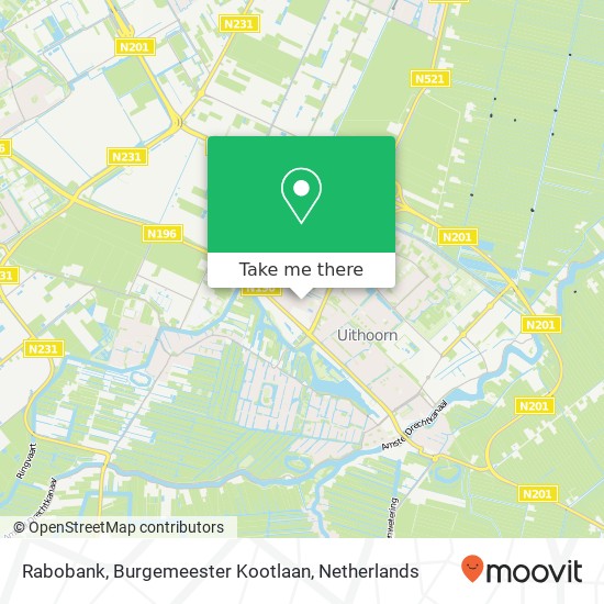 Rabobank, Burgemeester Kootlaan map