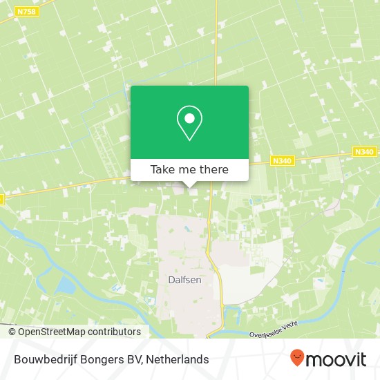 Bouwbedrijf Bongers BV map