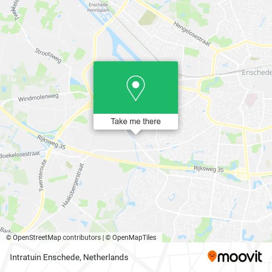 Intratuin Enschede map