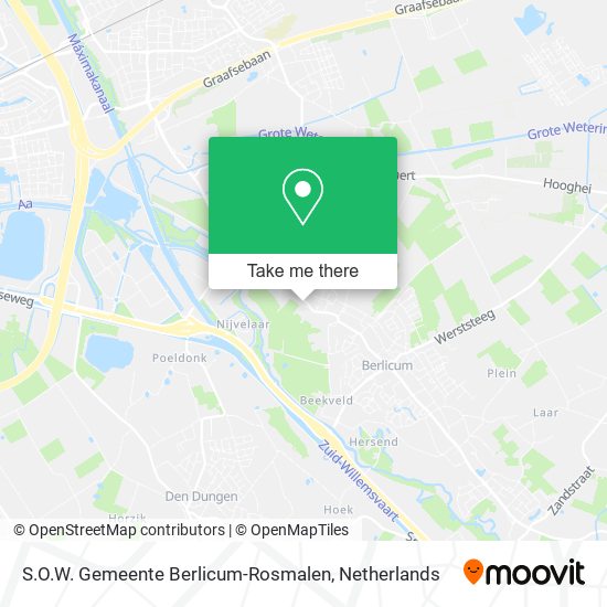 S.O.W. Gemeente Berlicum-Rosmalen map