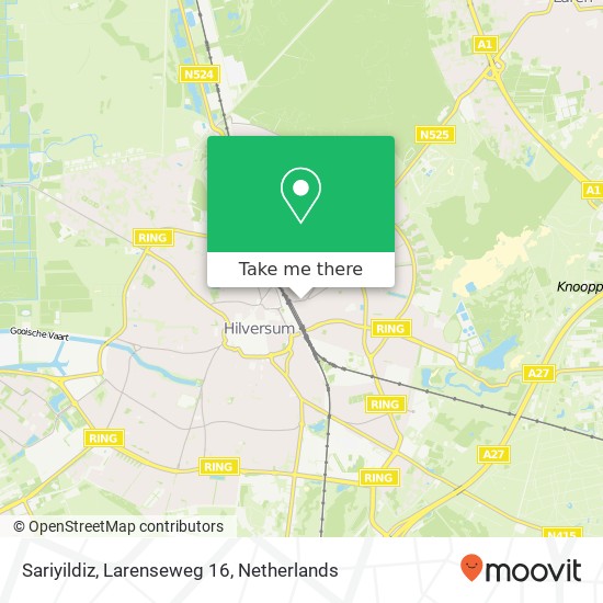 Sariyildiz, Larenseweg 16 map