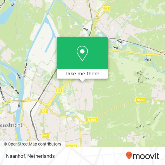 Naanhof, Lindenplein 1 Karte