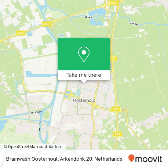 Brainwash Oosterhout, Arkendonk 20 map