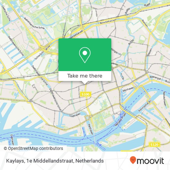 Kaylays, 1e Middellandstraat Karte