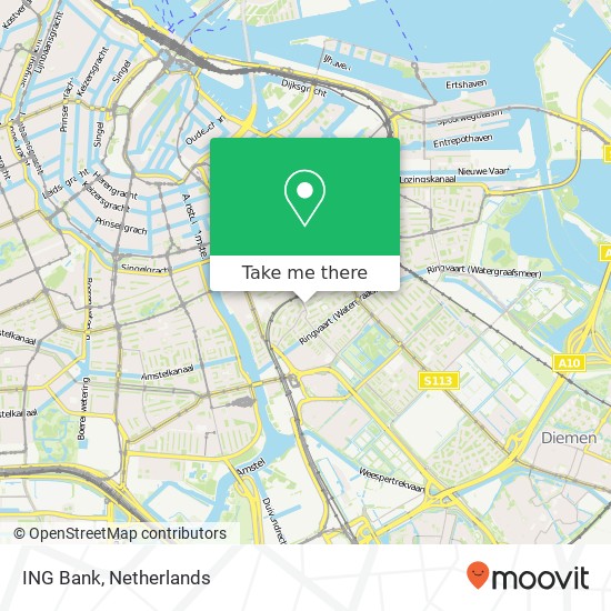 ING Bank, Krugerplein 3 map