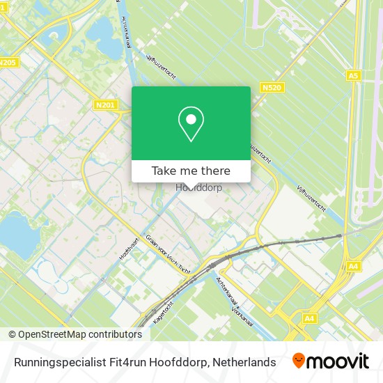 Runningspecialist Fit4run Hoofddorp Karte