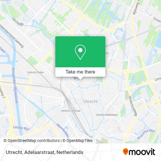 Utrecht, Adelaarstraat Karte