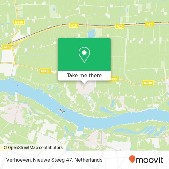 Verhoeven, Nieuwe Steeg 47 Karte