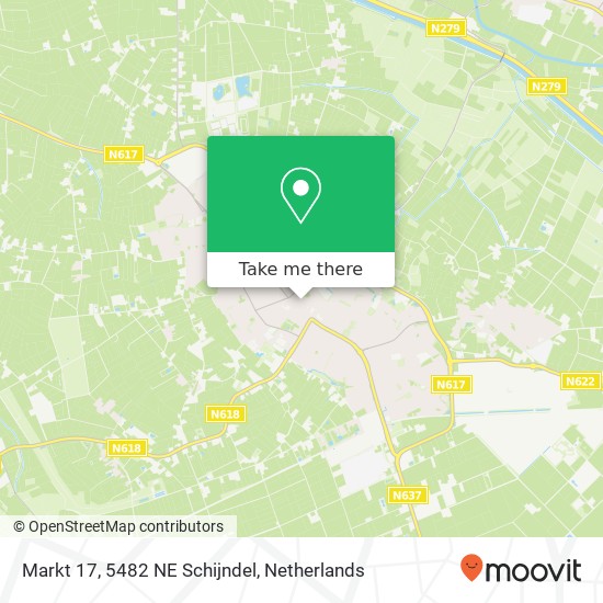 Markt 17, 5482 NE Schijndel map