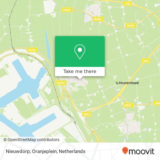 Nieuwdorp, Oranjeplein map