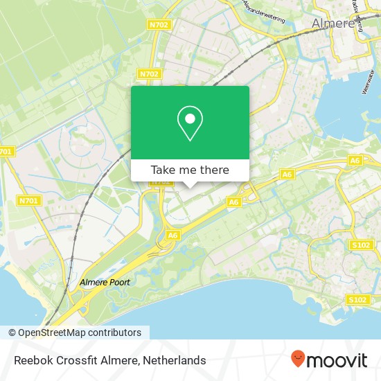 Reebok Crossfit Almere, Televisieweg Karte