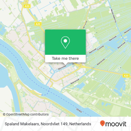 Spaland Makelaars, Noordvliet 149 map