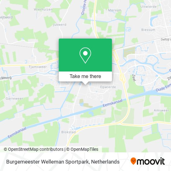 Burgemeester Welleman Sportpark map