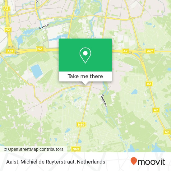 Aalst, Michiel de Ruyterstraat map