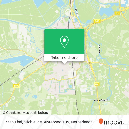 Baan Thai, Michiel de Ruyterweg 109 Karte
