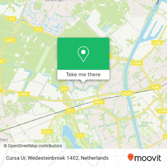 Cursa Ur, Wedesteinbroek 1402 map