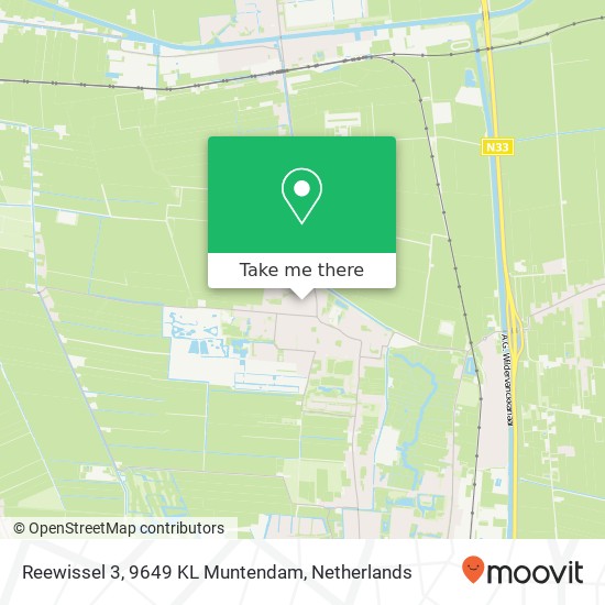 Reewissel 3, 9649 KL Muntendam Karte