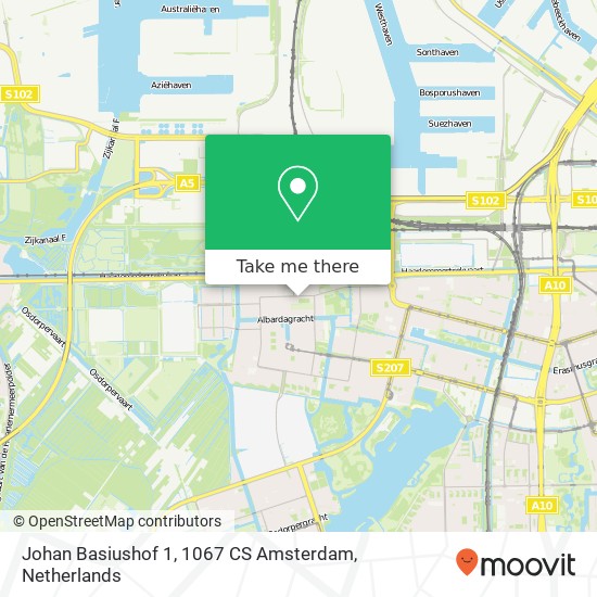 Johan Basiushof 1, 1067 CS Amsterdam map