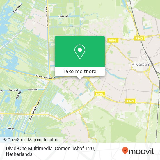 Divid-One Multimedia, Comeniushof 120 map