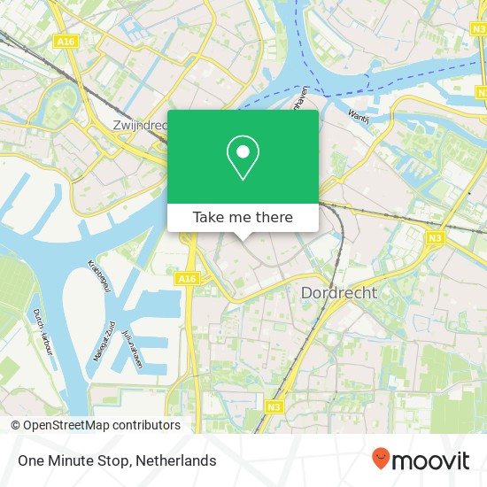 One Minute Stop, Brouwersdijk 54 Karte