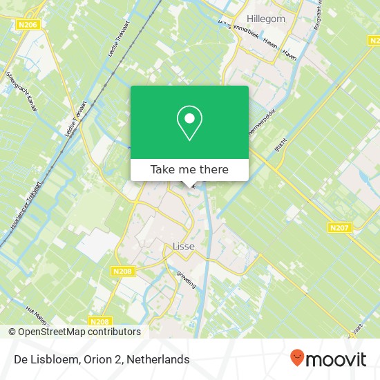 De Lisbloem, Orion 2 map