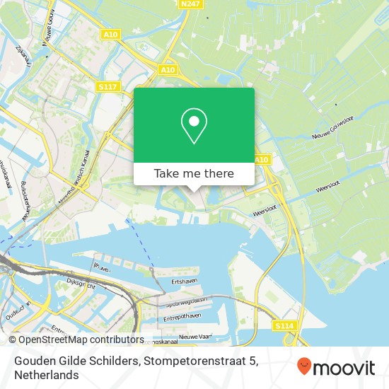 Gouden Gilde Schilders, Stompetorenstraat 5 map