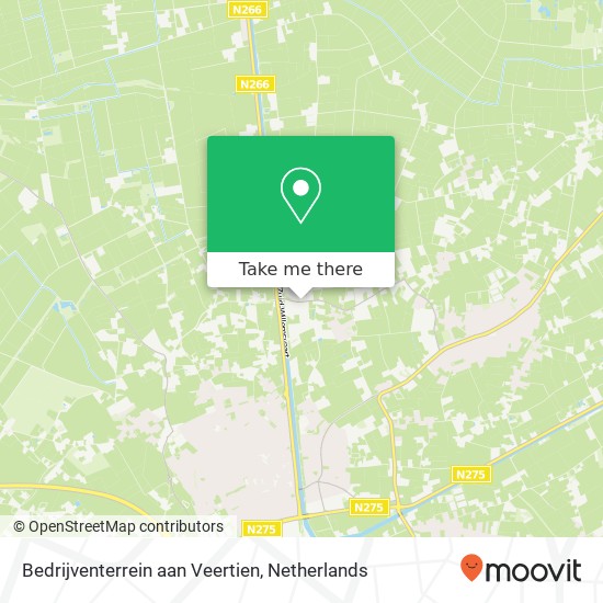 Bedrijventerrein aan Veertien Karte