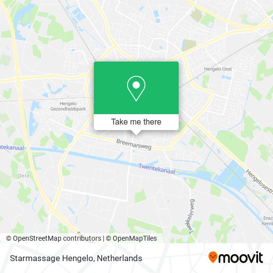 Starmassage Hengelo map