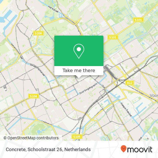 Concrete, Schoolstraat 26 map