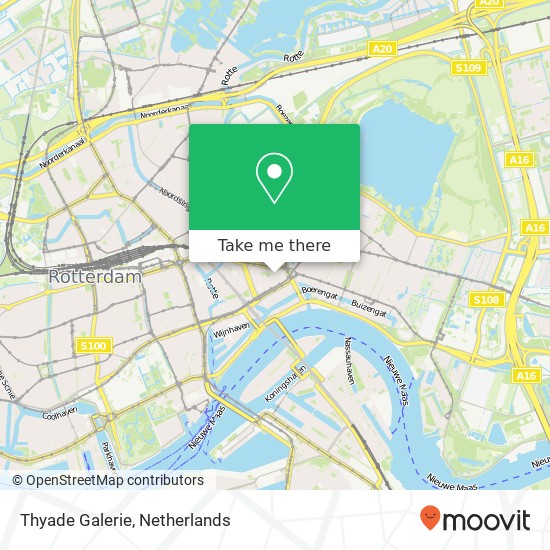 Thyade Galerie map