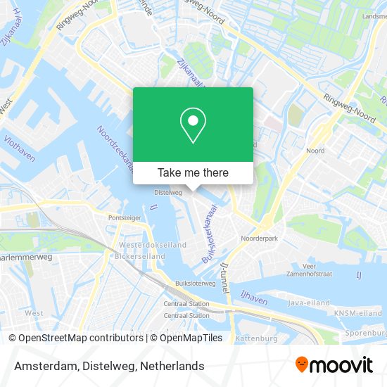 Amsterdam, Distelweg map