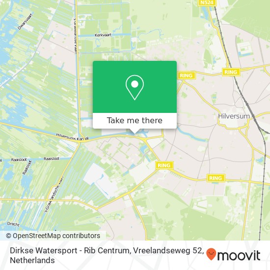 Dirkse Watersport - Rib Centrum, Vreelandseweg 52 Karte
