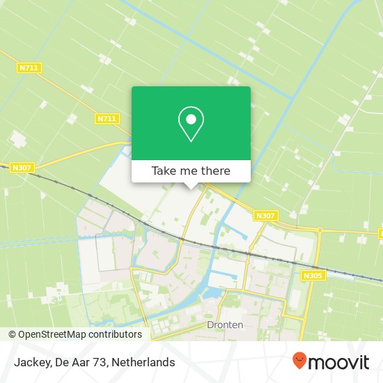 Jackey, De Aar 73 map