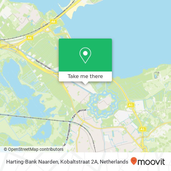 Harting-Bank Naarden, Kobaltstraat 2A map