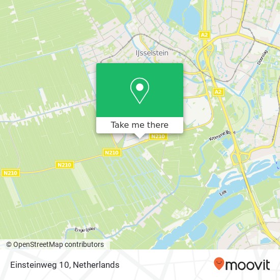 Einsteinweg 10 map