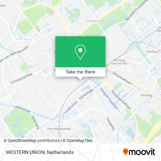 WESTERN UNION map
