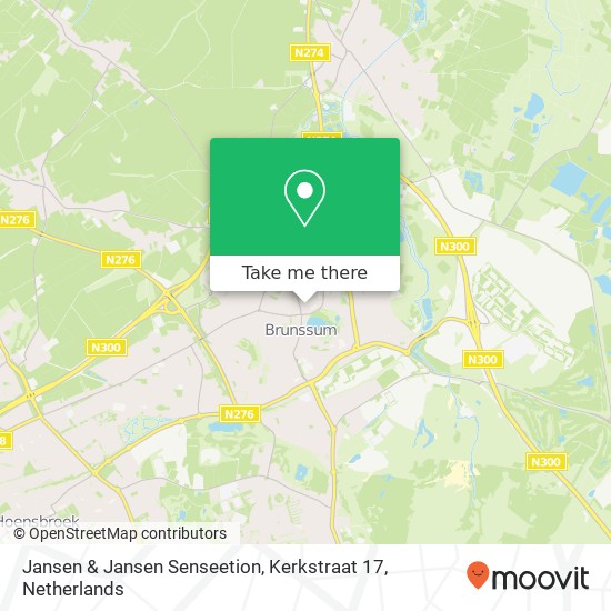 Jansen & Jansen Senseetion, Kerkstraat 17 map