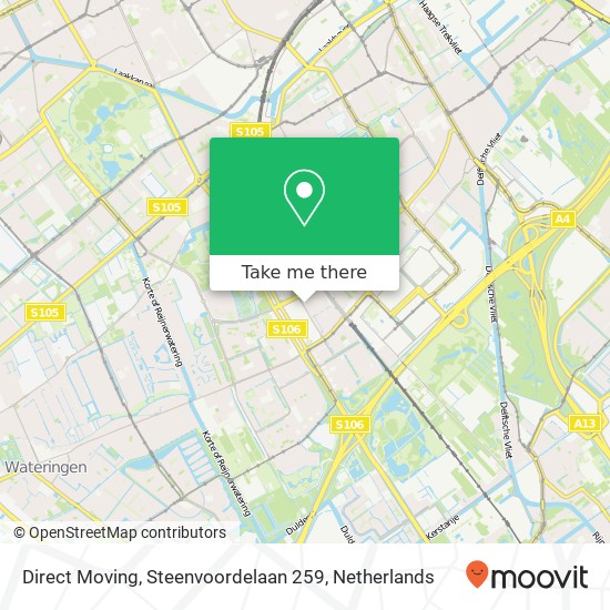 Direct Moving, Steenvoordelaan 259 map
