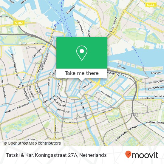Tatski & Kar, Koningsstraat 27A map