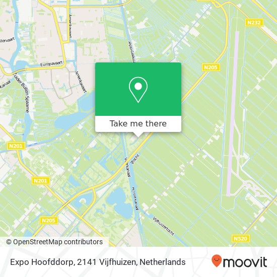 Expo Hoofddorp, 2141 Vijfhuizen map