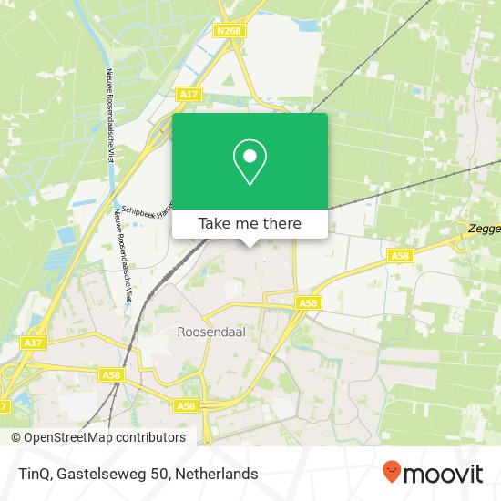 TinQ, Gastelseweg 50 map