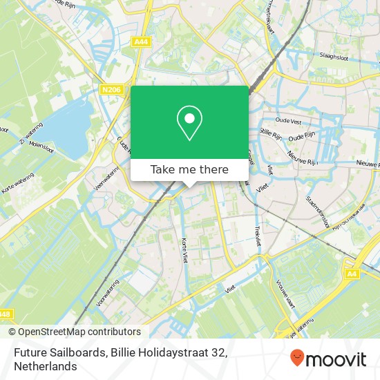 Future Sailboards, Billie Holidaystraat 32 map