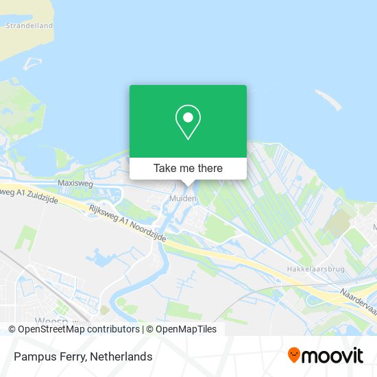 Pampus Ferry map