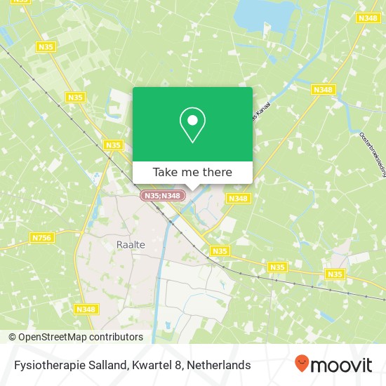 Fysiotherapie Salland, Kwartel 8 map