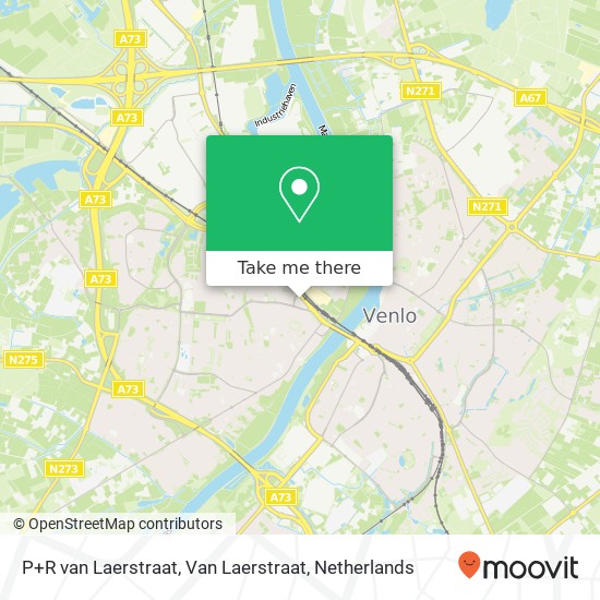 P+R van Laerstraat, Van Laerstraat map